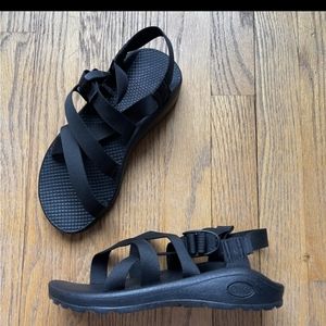 NEW Chaco Womens Bamded Z Cloud Sandal Black JCH107556 Size 7 NWT